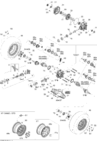 Drive System, Rear Xt