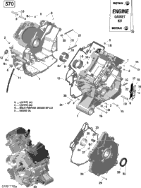 Crankcase - 570 Efi