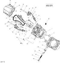 Cylinder Head - 450 Efi