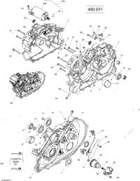 Crankcase - 450 Efi