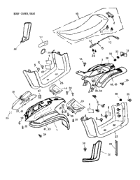 Body Cover, Seat 166-15