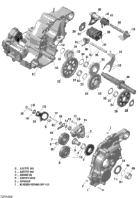 Gear Box And Components - 570 Efi