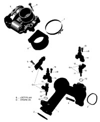 Air Intake Manifold And Throttle Body New T3