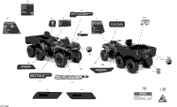 Decals Outlander Max - 6X6 - Xt - North America