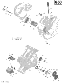 Engine Lubrication - 650 Efi (Package Pro)