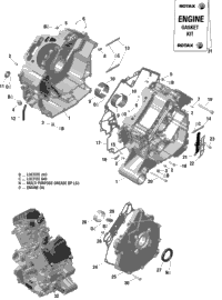 Rotax - Crankcase - 322 - Xt - Xtp