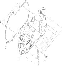 Engine - Crankcase Cover Lh
