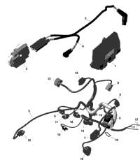 Rotax - Engine Harness And Electronic Module - 322