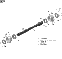 Drive Shaft - 570 Efi