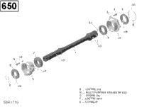 Drive Shaft - 650 Efi