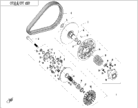 Clutch & Cvt Assy.(18G Weight Roller)