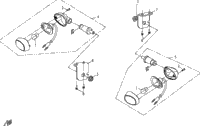 Front Turn Light (Bumper Without Decoration Cover )