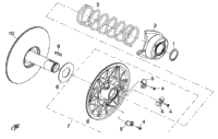 Driven Clutch (Rear)
