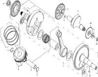 Crankshaft, Piston, Balancer