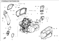 Cvt Air Pipe & Side Cover