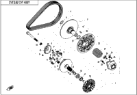 Clutch & Cvt Assy