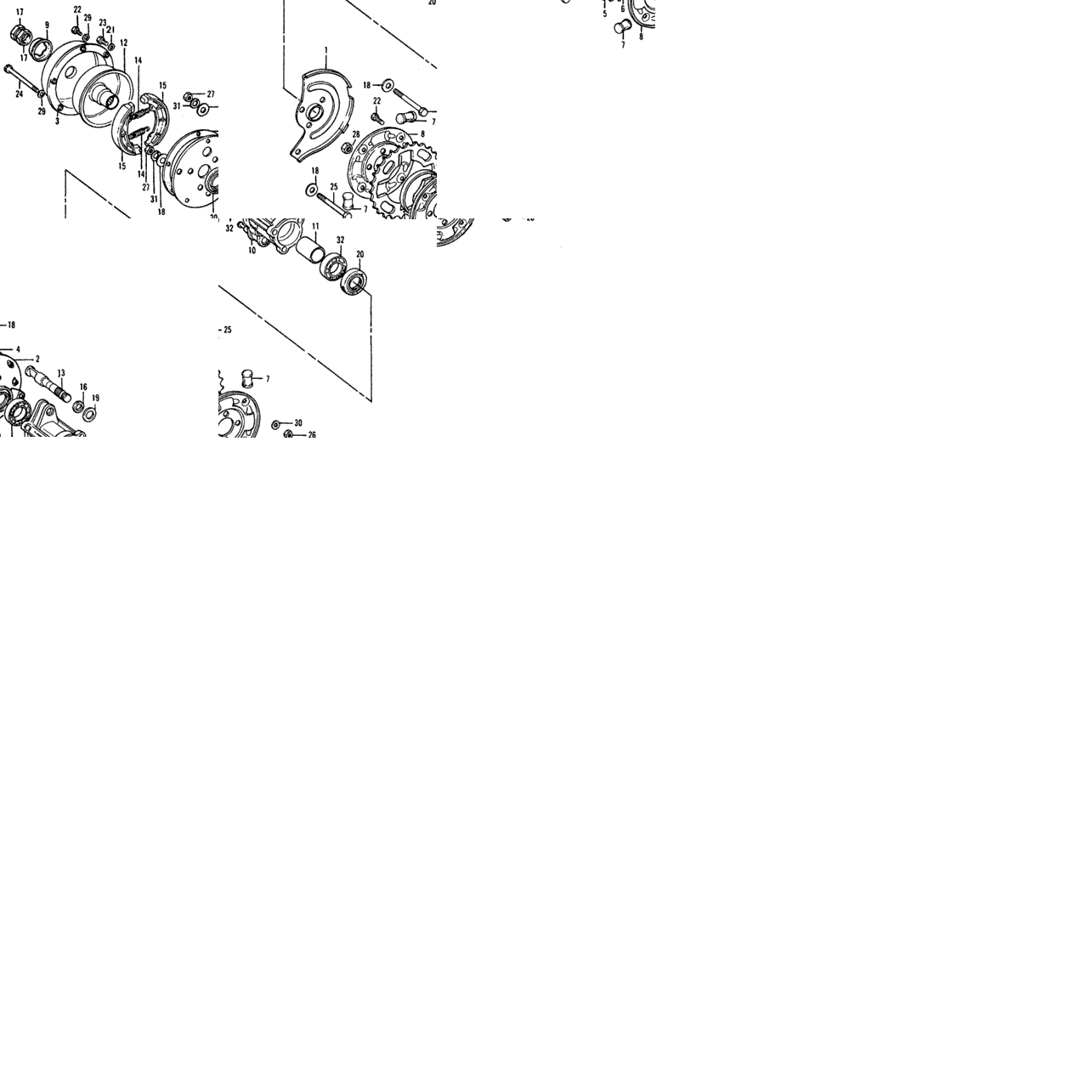 BRAKE / REAR HUB