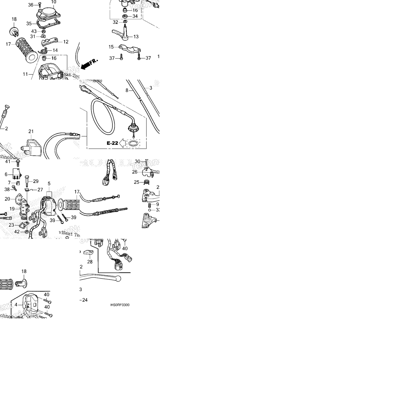 HANDLE LEVER / SWITCH / CABLE