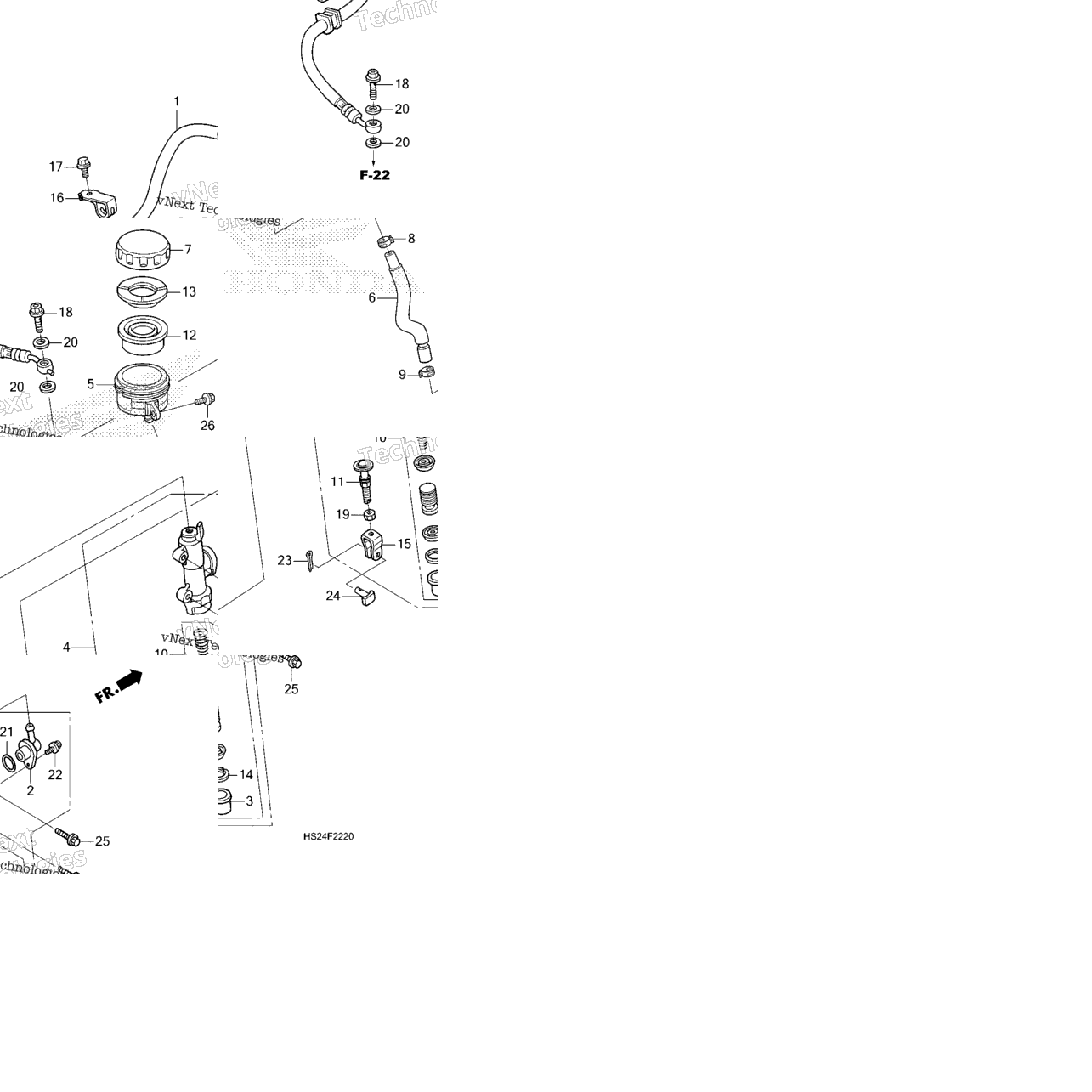 Rear Brake Master Cylinder