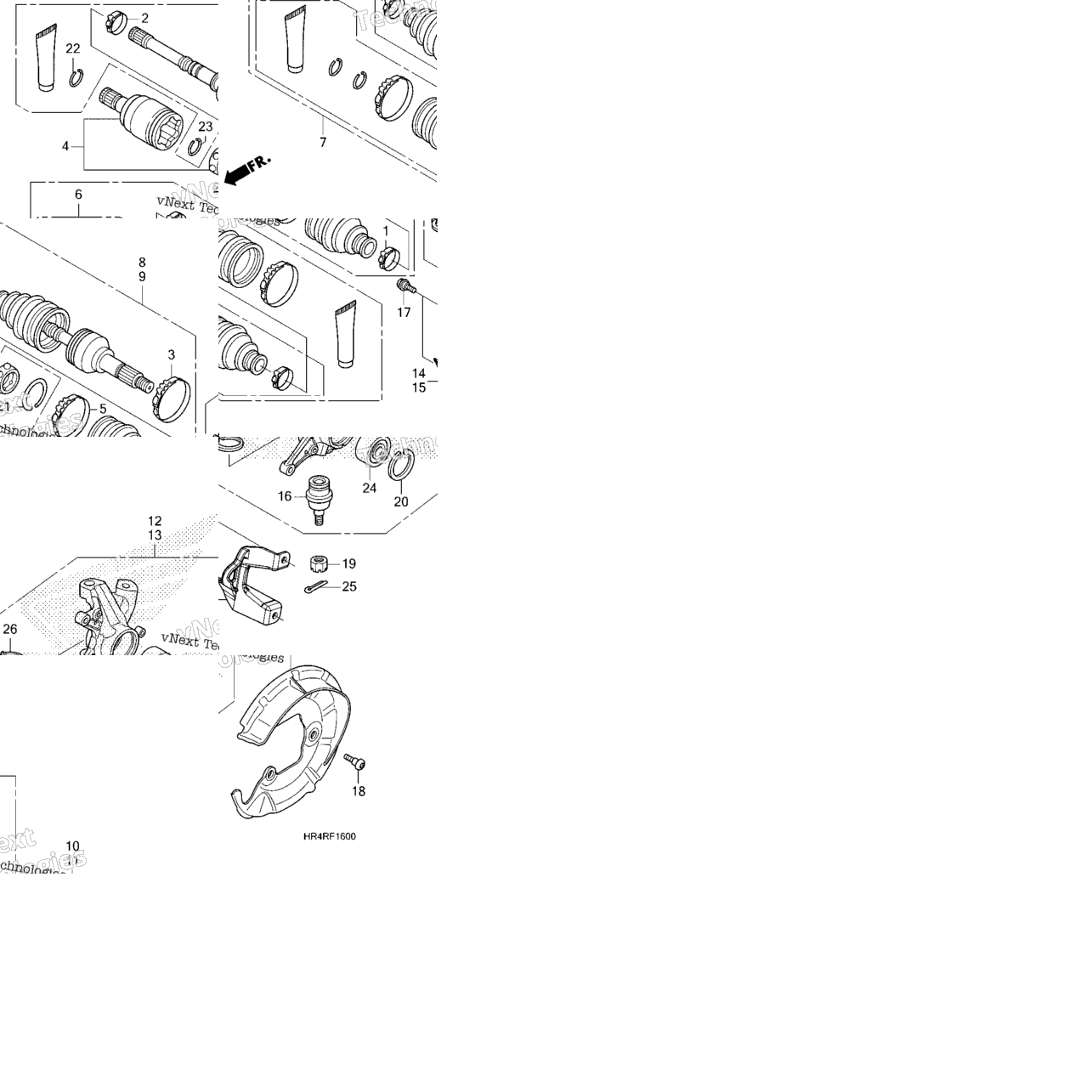 Front Knuckle@Driveshaft