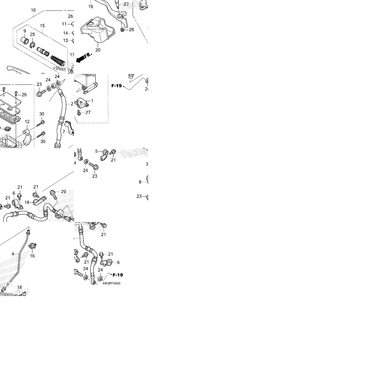 FRONT BRAKE MASTER CYLINDER