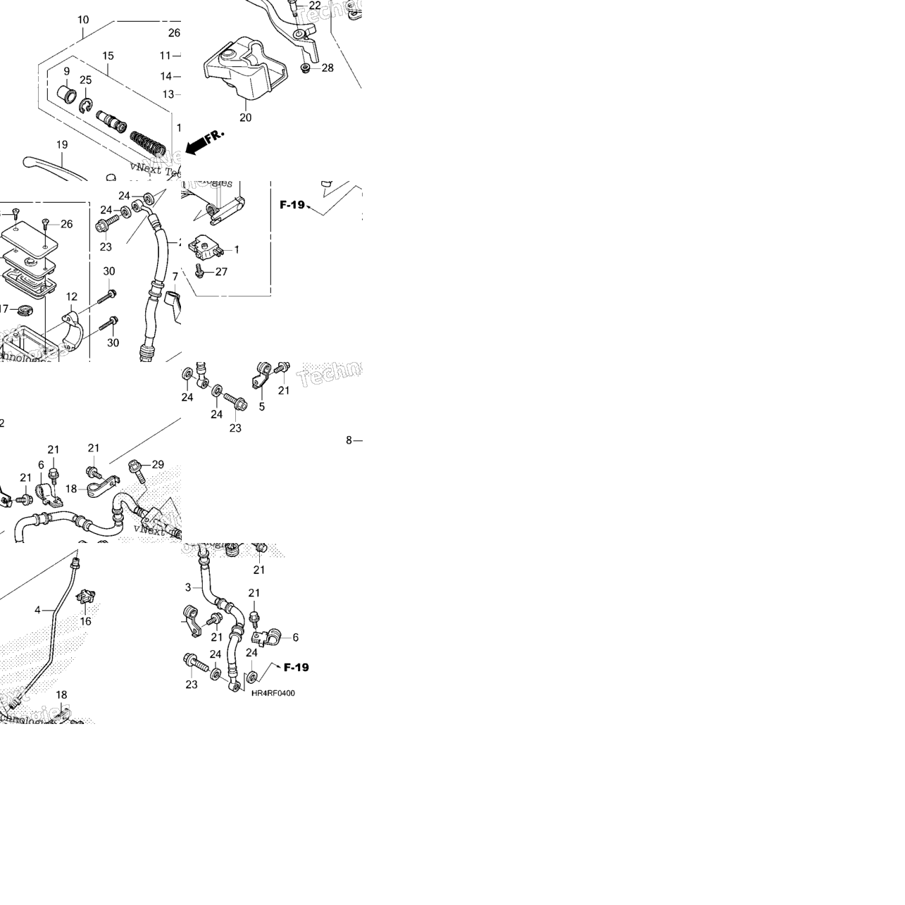 FRONT BRAKE MASTER CYLINDER