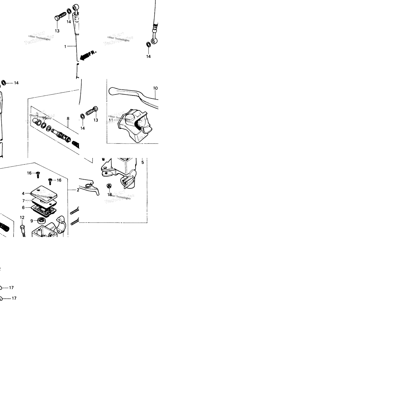 FRONT BRAKE MASTER CYLINDER