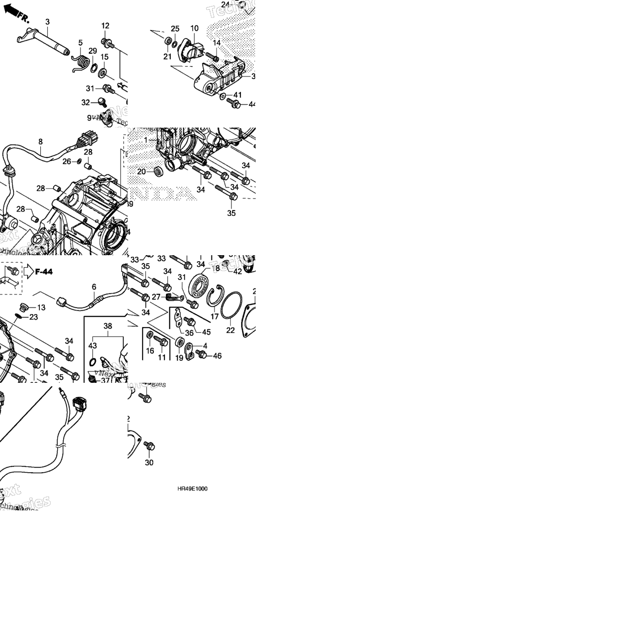 Rear Crankcase Cover