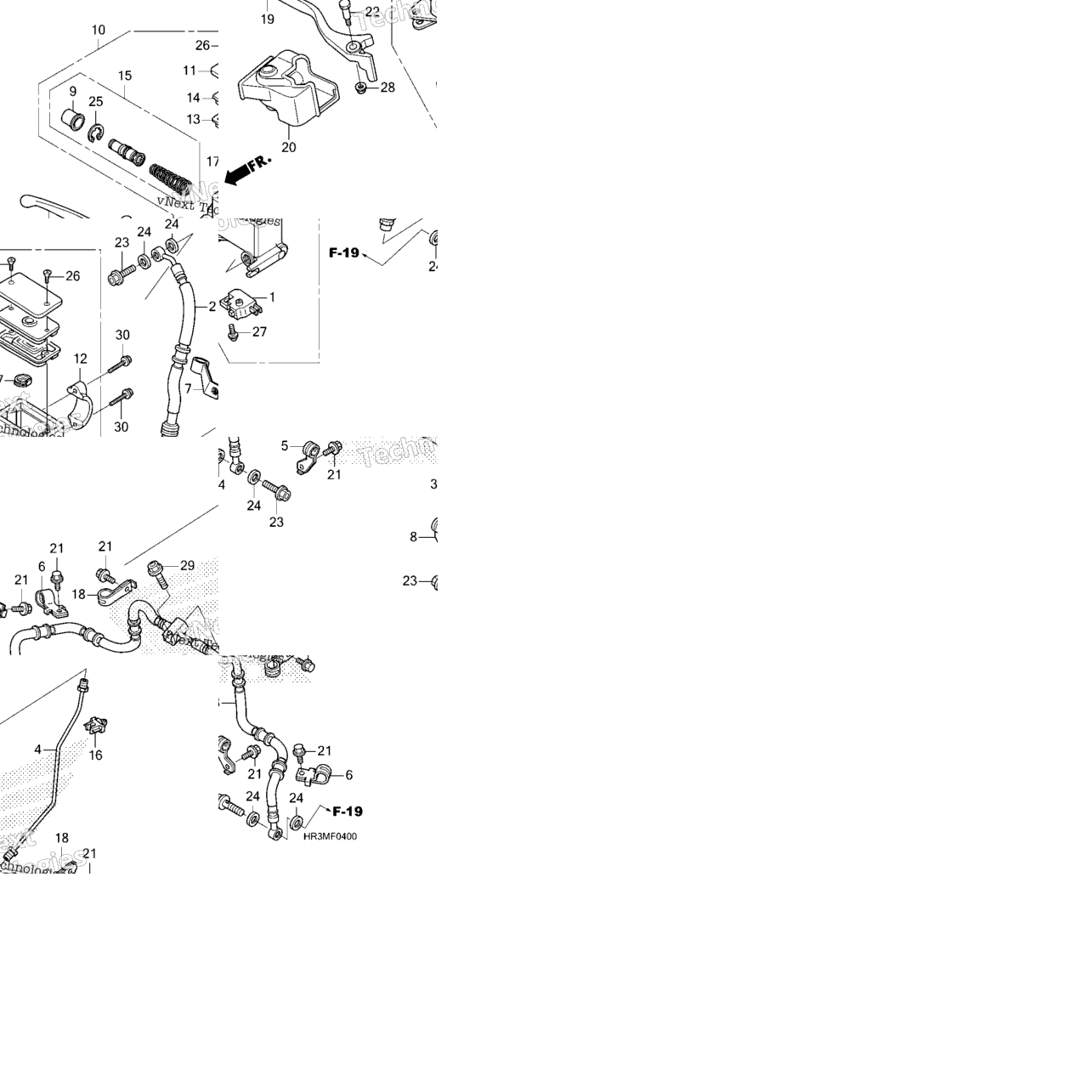 Front Brake Master Cylinder