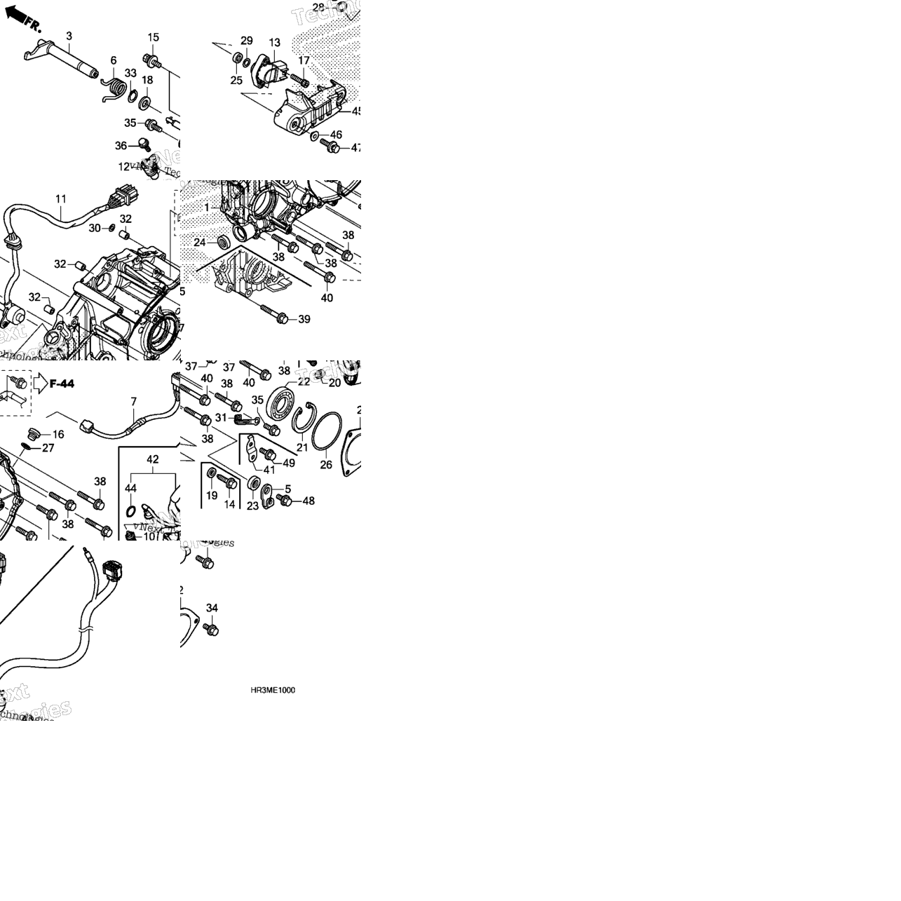 Rear Crankcase Cover