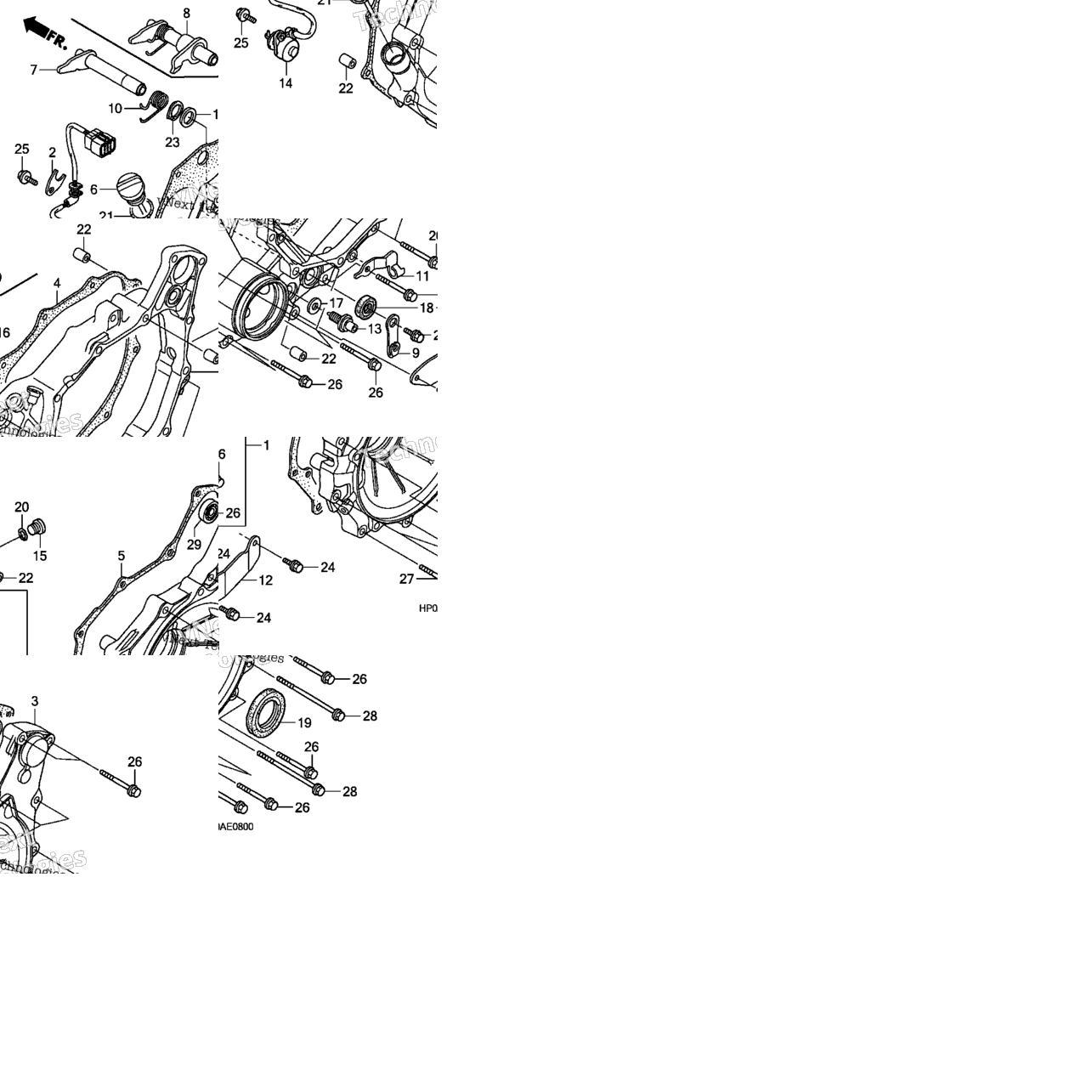 Rear Crankcase Cover
