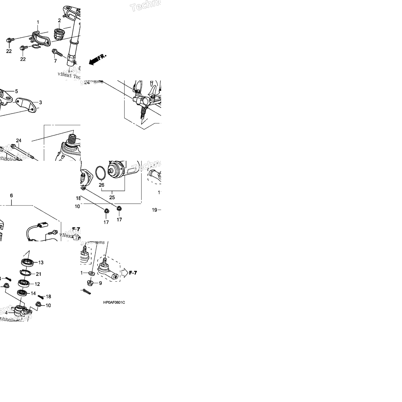 Steering Shaft (Power Steering) (Trx500fpe/Fpm)