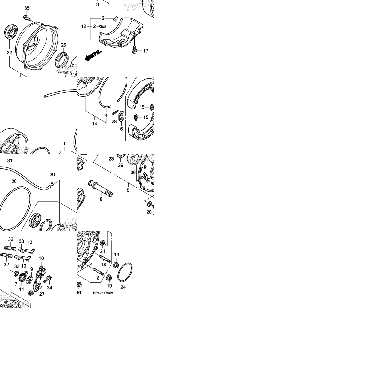 Rear Brake Panel