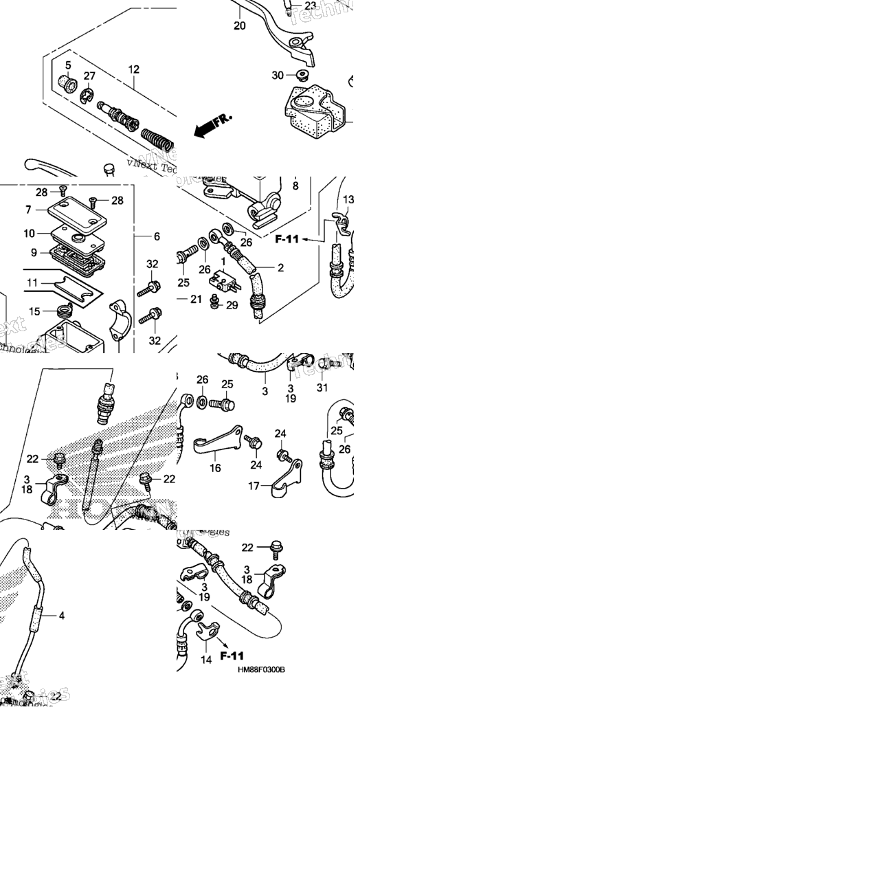 Front Brake Master Cylinder