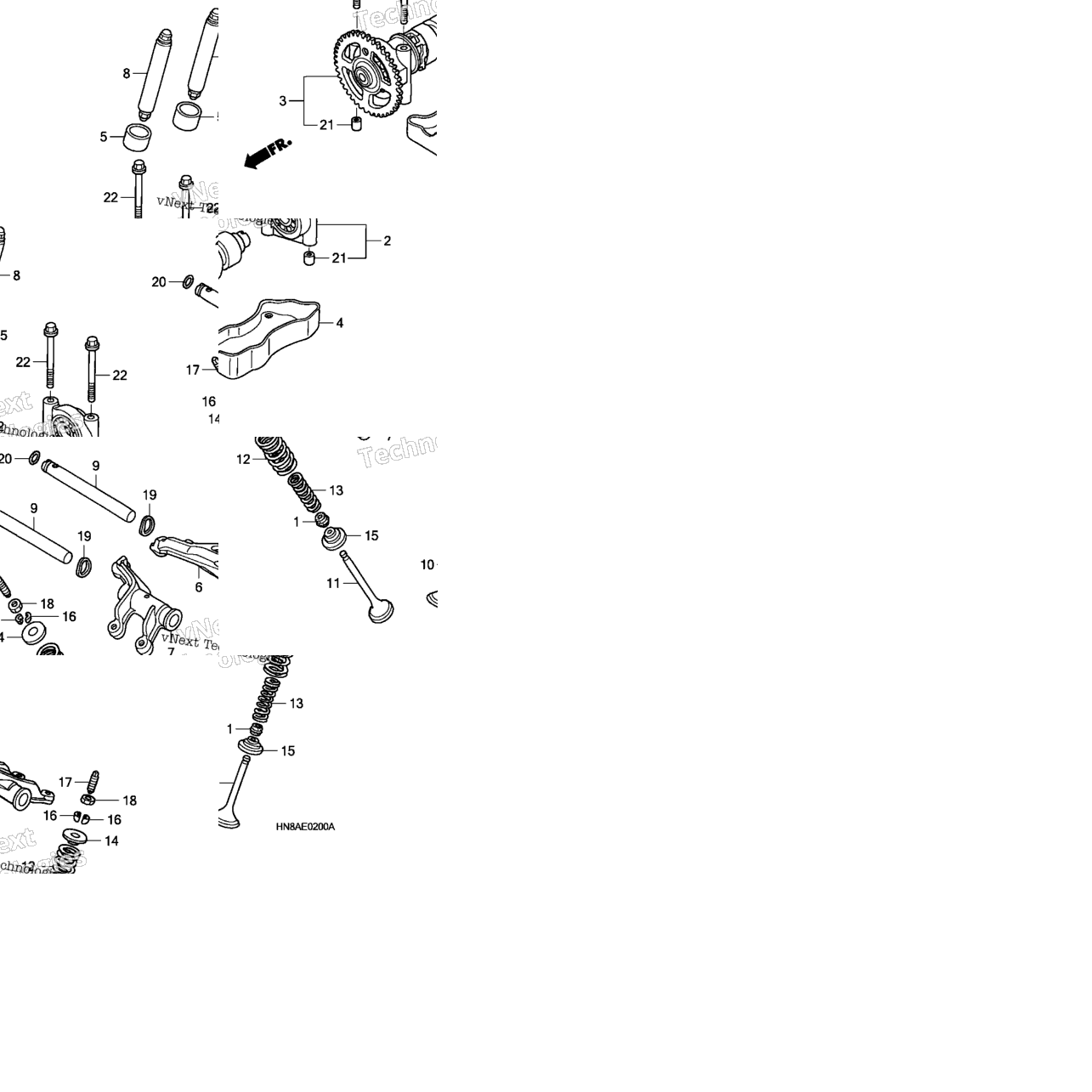 Camshaft + Valve