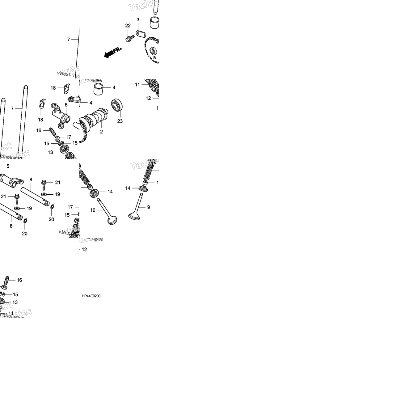 Camshaft + Valve