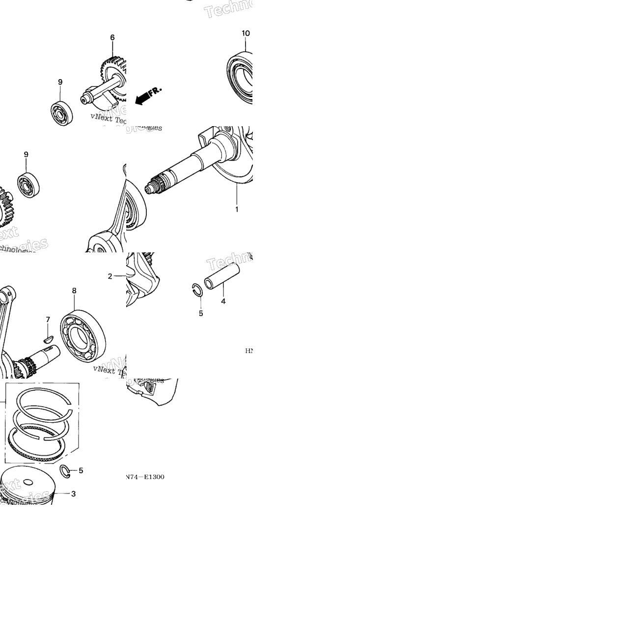 Crankshaft + Piston