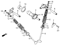 Camshaft + Valve