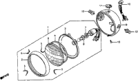 Headlight 79-80