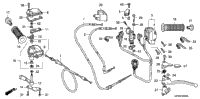 Handle Lever + Switch + Cable