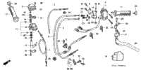 Handle Lever + Switch + Cable ('04,'05)
