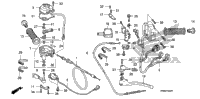 Handle Lever + Switch + Cable