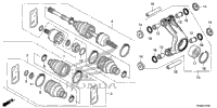 Rear Knuckle + Rear Drive Shaft