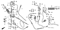 Handle Levers + Switches + Cables
