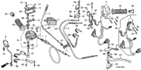 Handle Lever + Switch + Cable