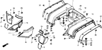 Rear Fender 86-88