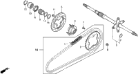 Rear Wheel Axle