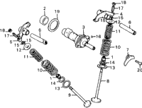 Camshaft + Valve
