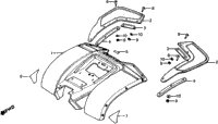 Atc185s Rear Fender 81-83