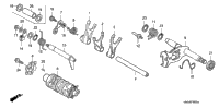 Shift Drum + Shift Fork ('05-'06)